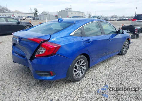 2017 Honda Civic Ex из США, поврежденный, VIN 19XFC2F7XHE054698